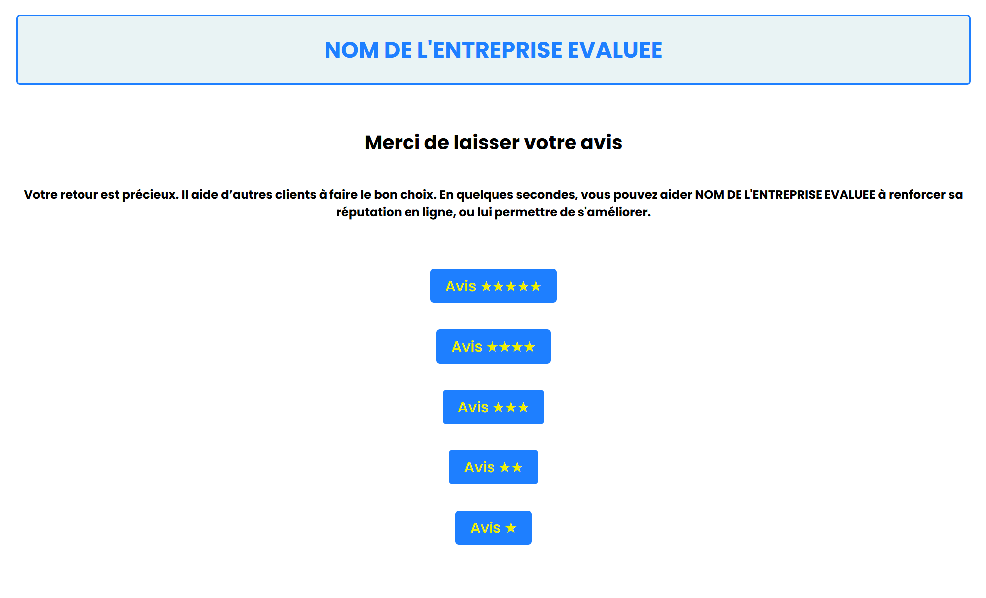 LANDING PAGE AVILLICO